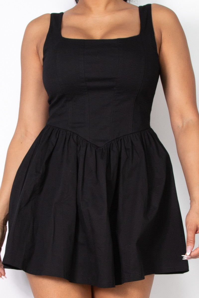 Square Neck Corset Dress