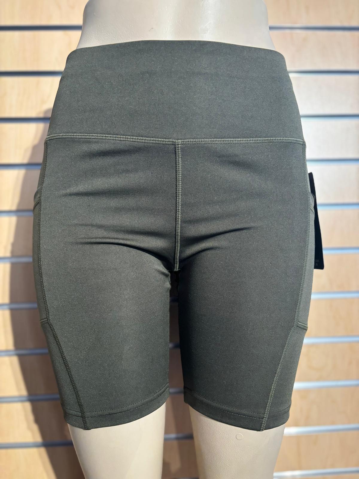 Green Biker Shorts