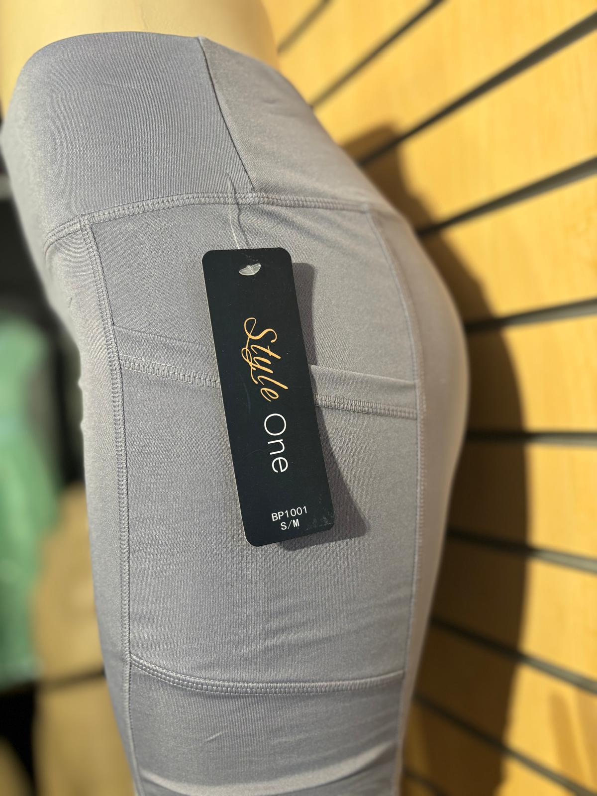 Grey Bikers Shorts