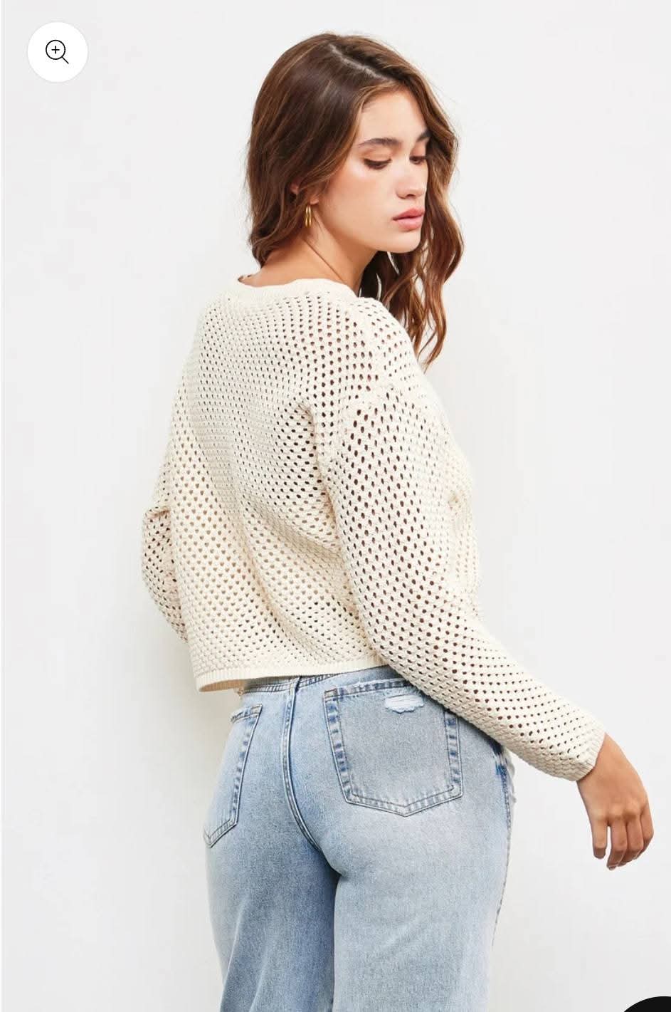 Knitted Cropped Top