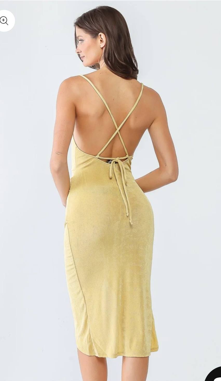 Criss-Crossed Dress