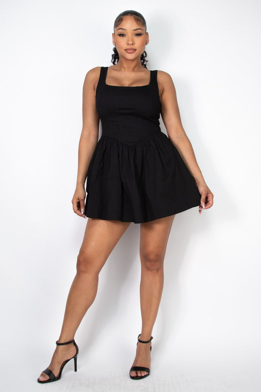 Square Neck Corset Dress