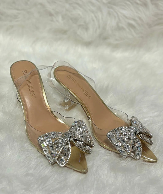 Clear Gold Bow