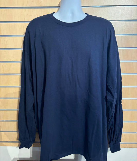 Navy Blue Long Sleeve Shirt