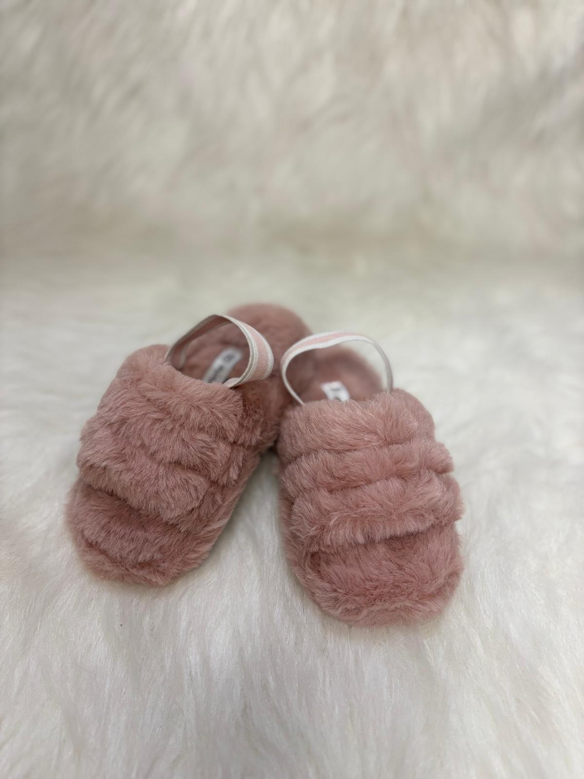 Girls Pink Pantuflas