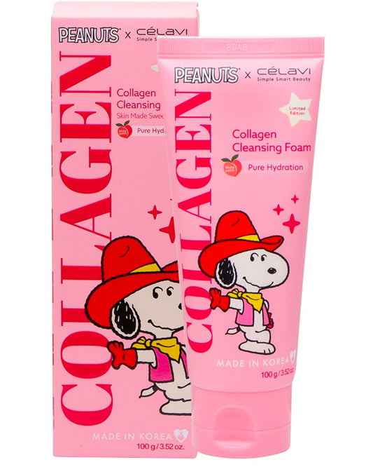 COLLAGEN CLEANSING FOAM PEANUTS X CELAVI