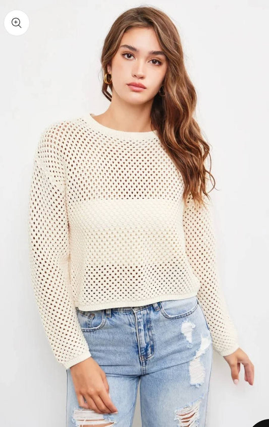Knitted Cropped Top