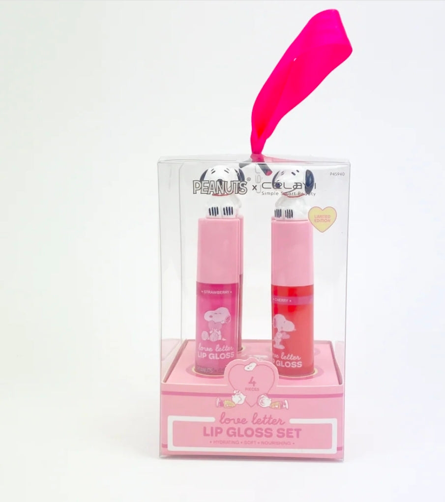 PEANUTS LIP GLOSS SET