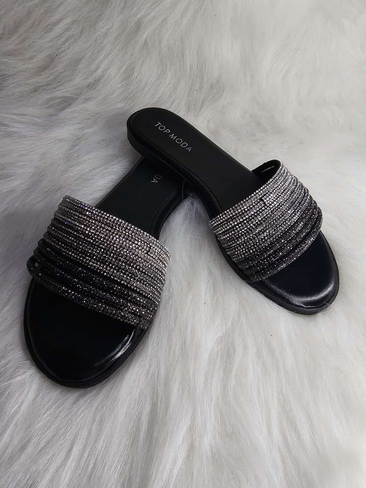 Top Moda Black Sandals