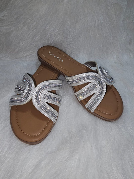 White Top Moda Sandals